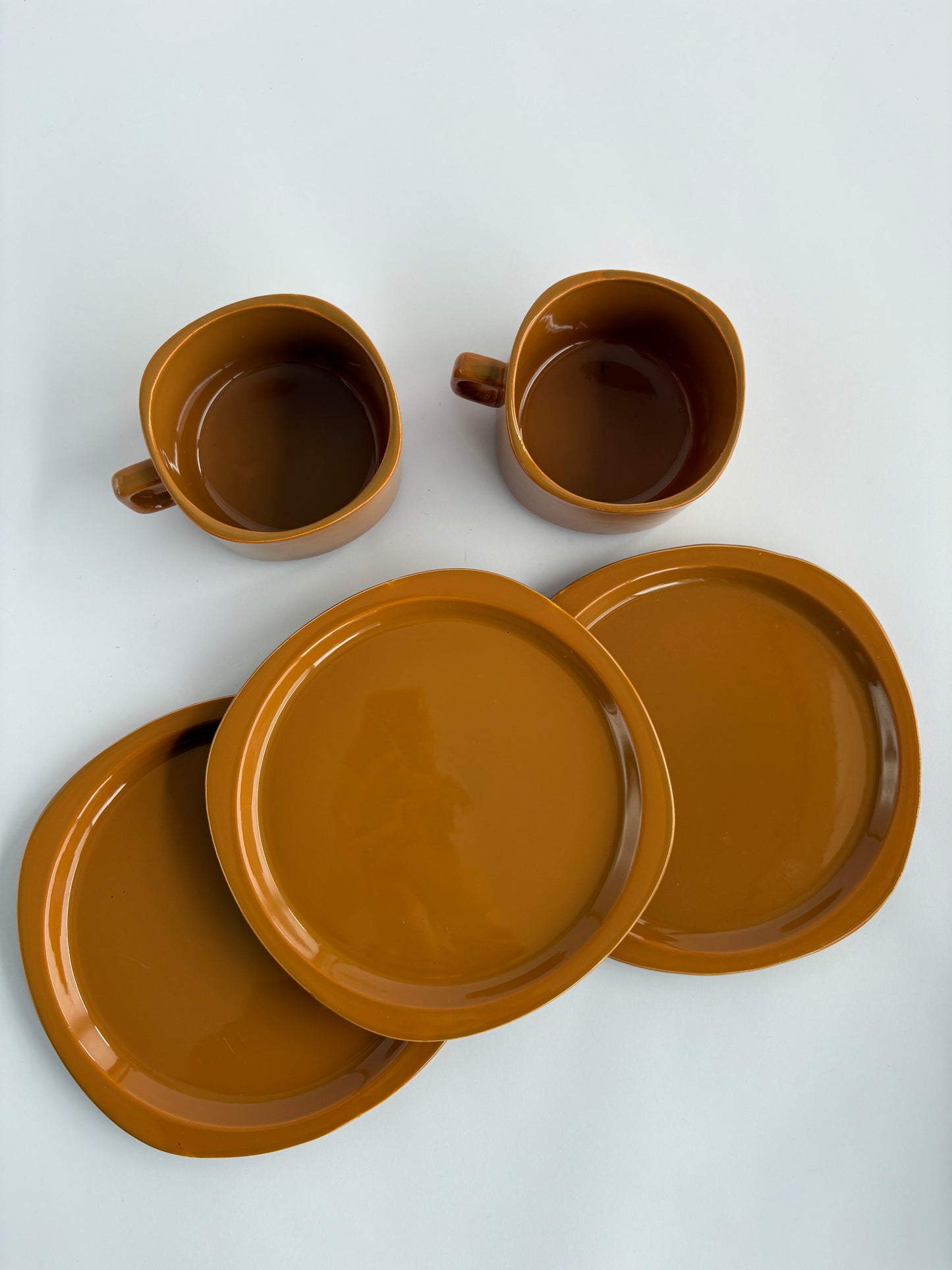 Breakfast set for two
