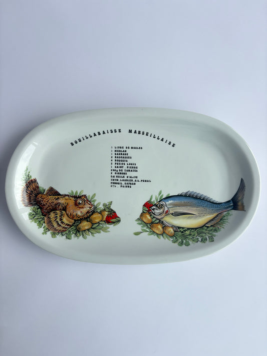 Bouillabaisse Marseillaise serving platter