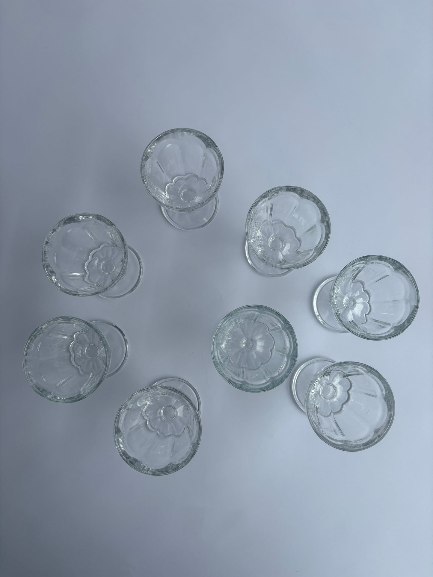 Set of 8 wine glasses bistrot style