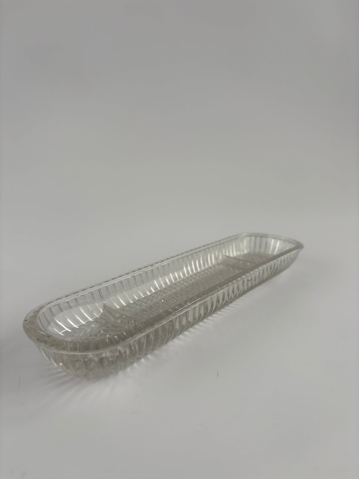 Glass olive dish