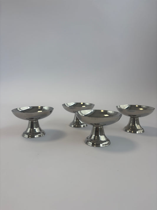 Set of 6 silver coupes