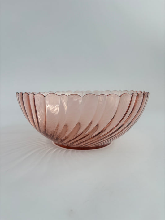 Big pink serving bowl