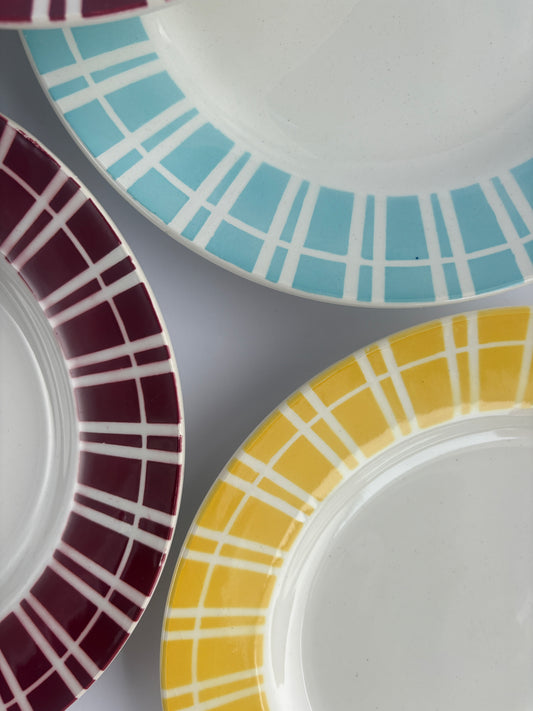 Set of 9 plates