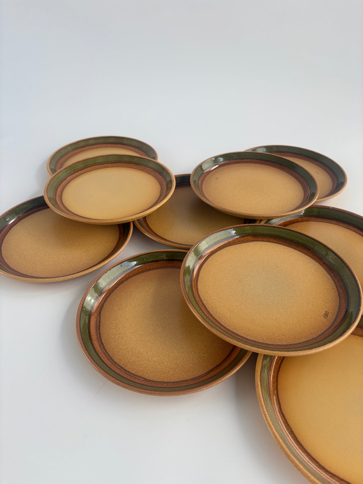 Set of 10 dinner plates