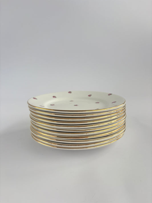 Set of 11 small plates