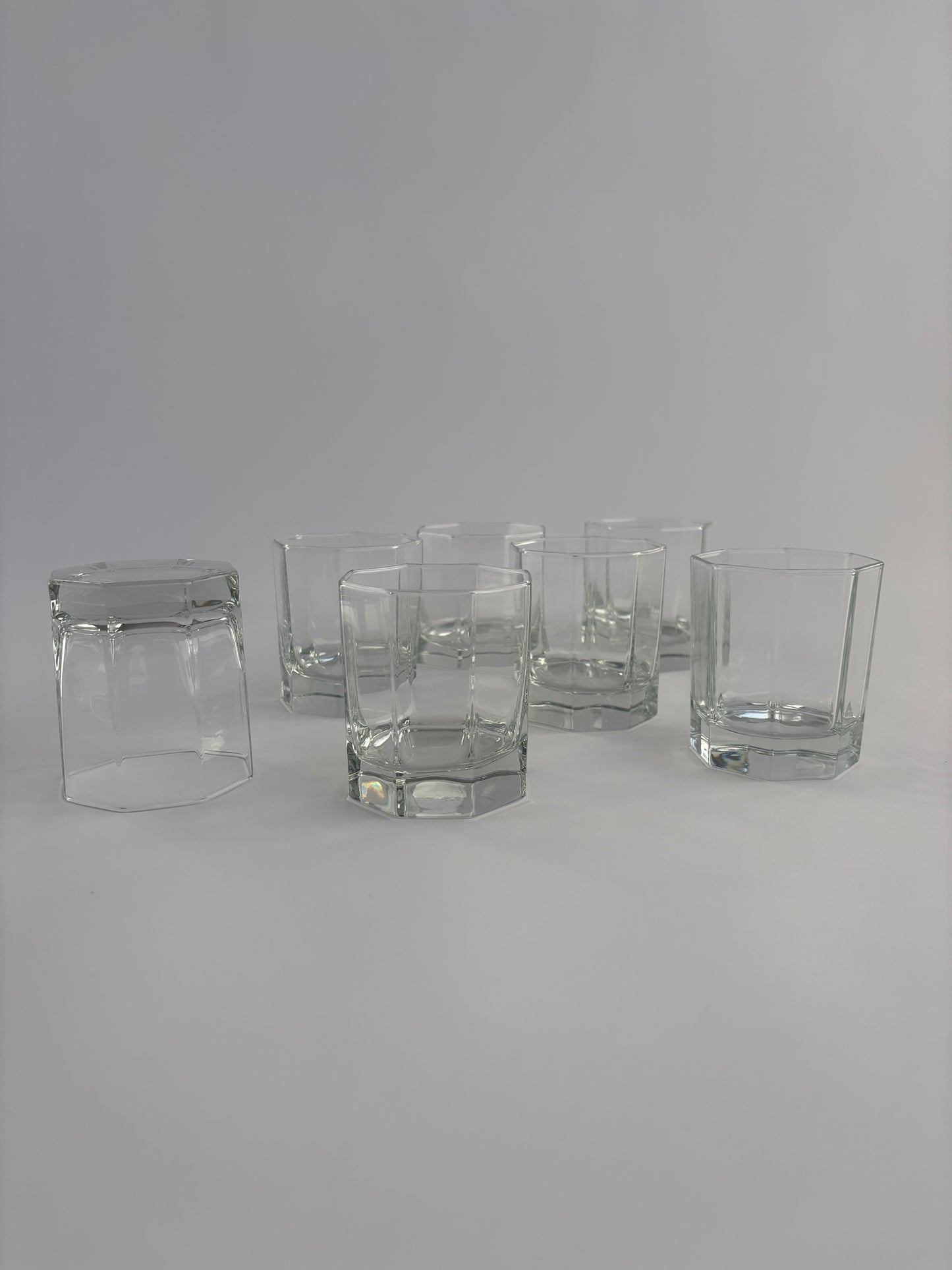 Set of 7 glasses