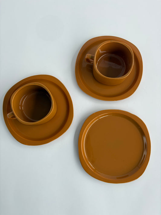 Breakfast set for two