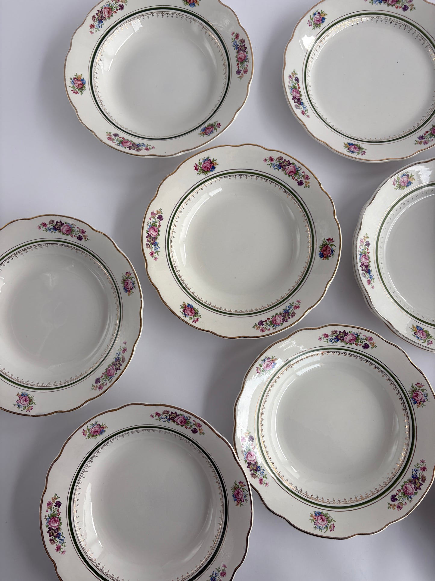 Set of 12 plates