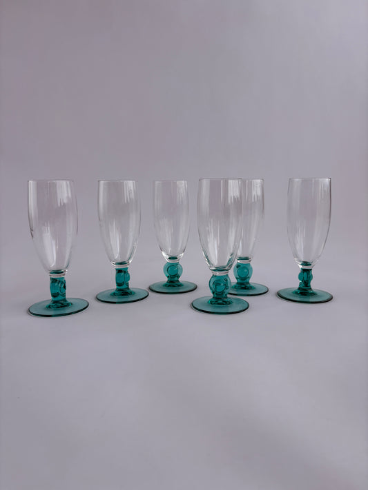 Set of 6 flutes