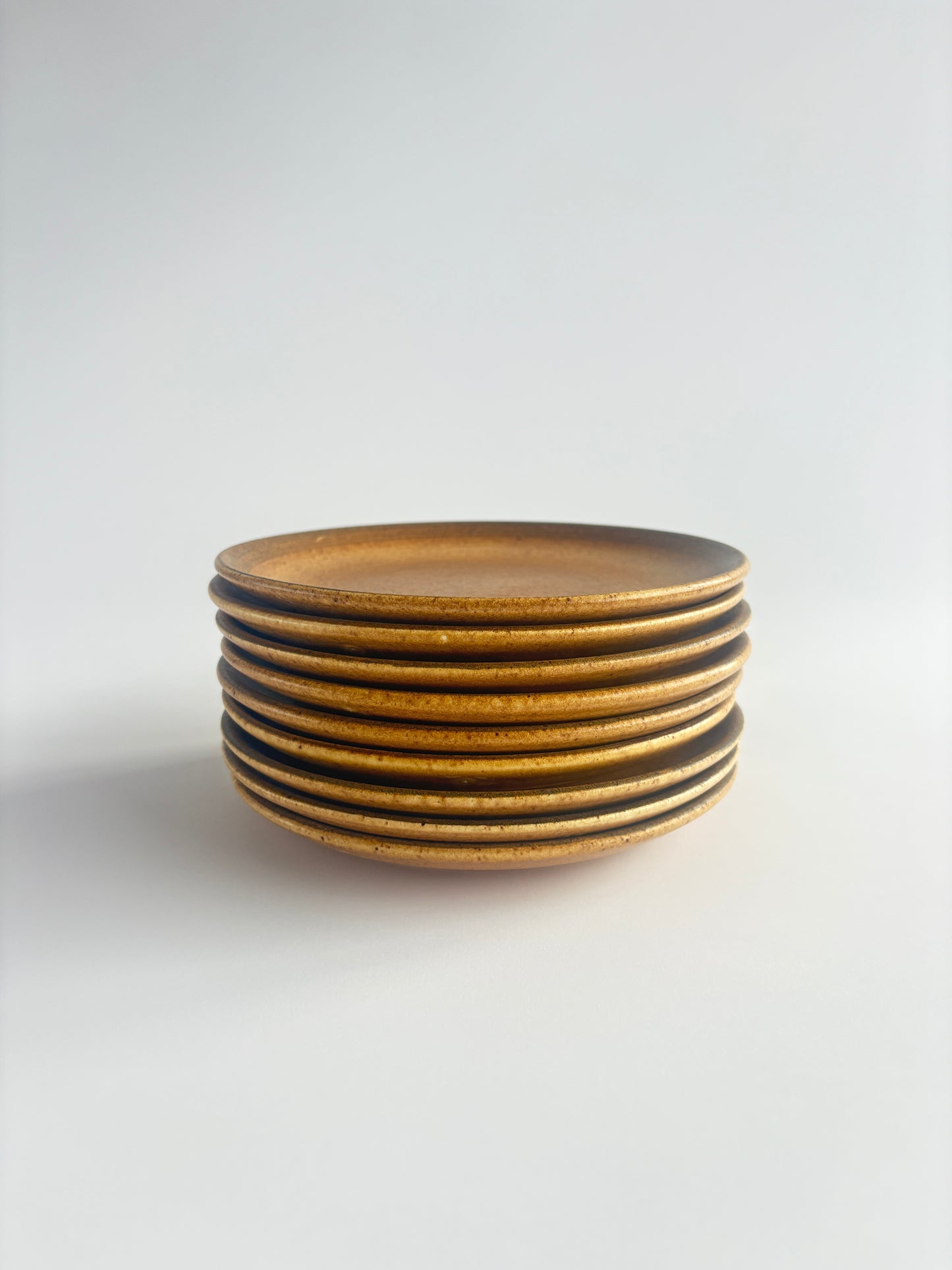 Set of 9 small plates