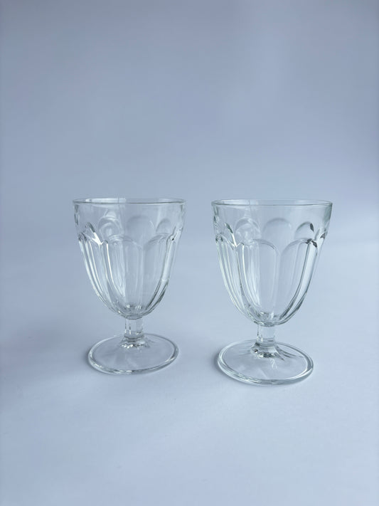 Set of 8 wine glasses bistrot style