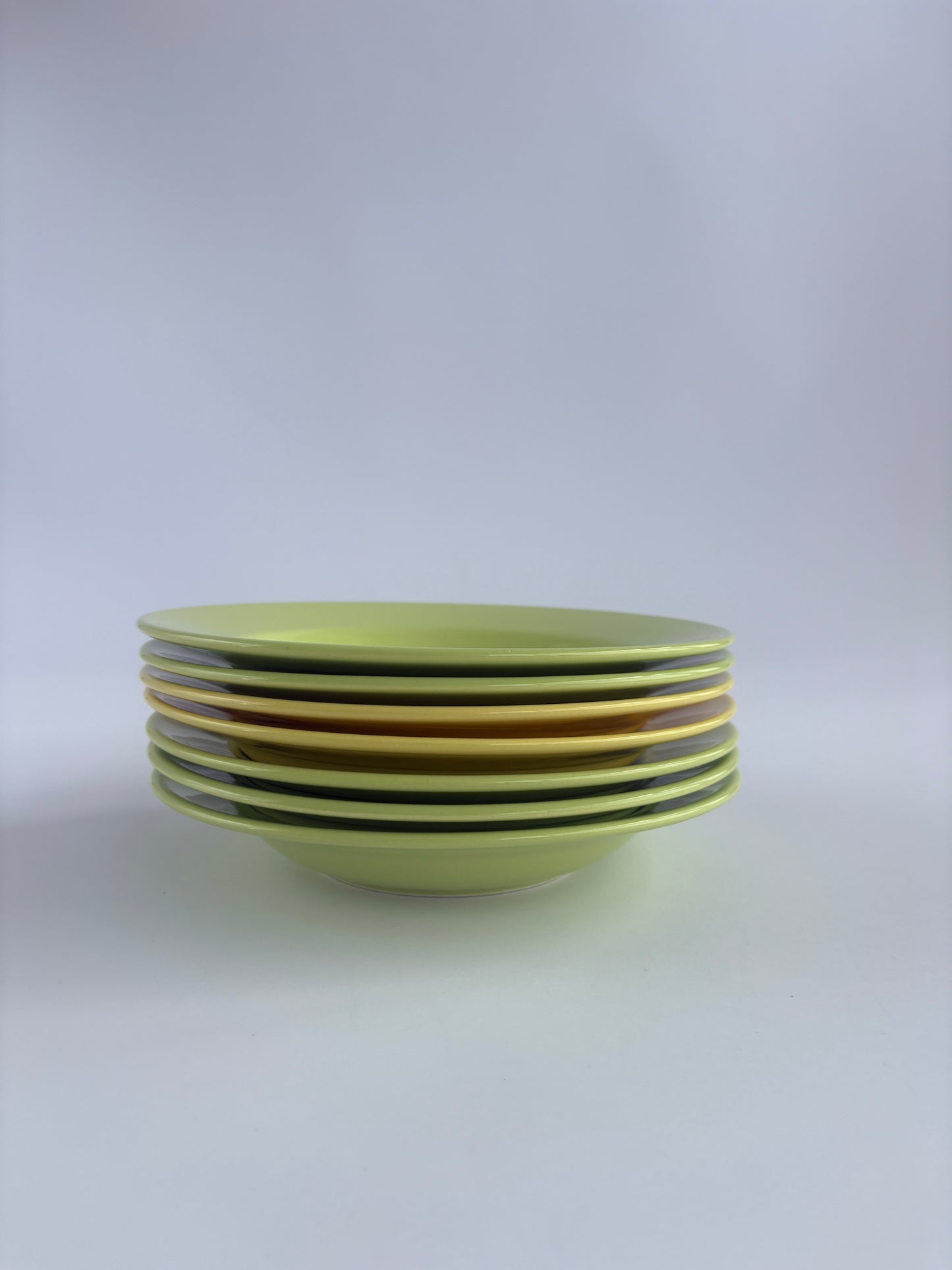 Set of 6 deep plates