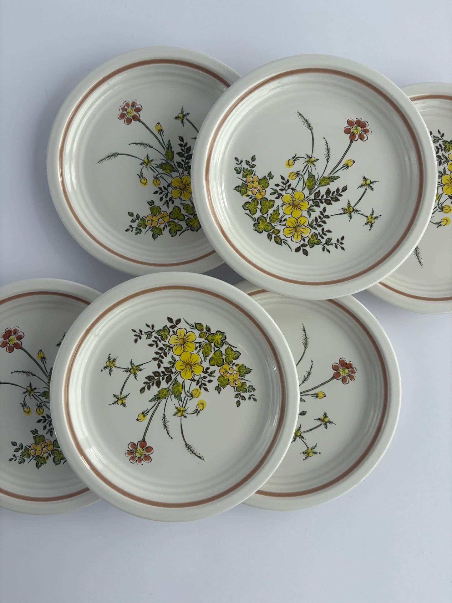 Set of 6 small plates