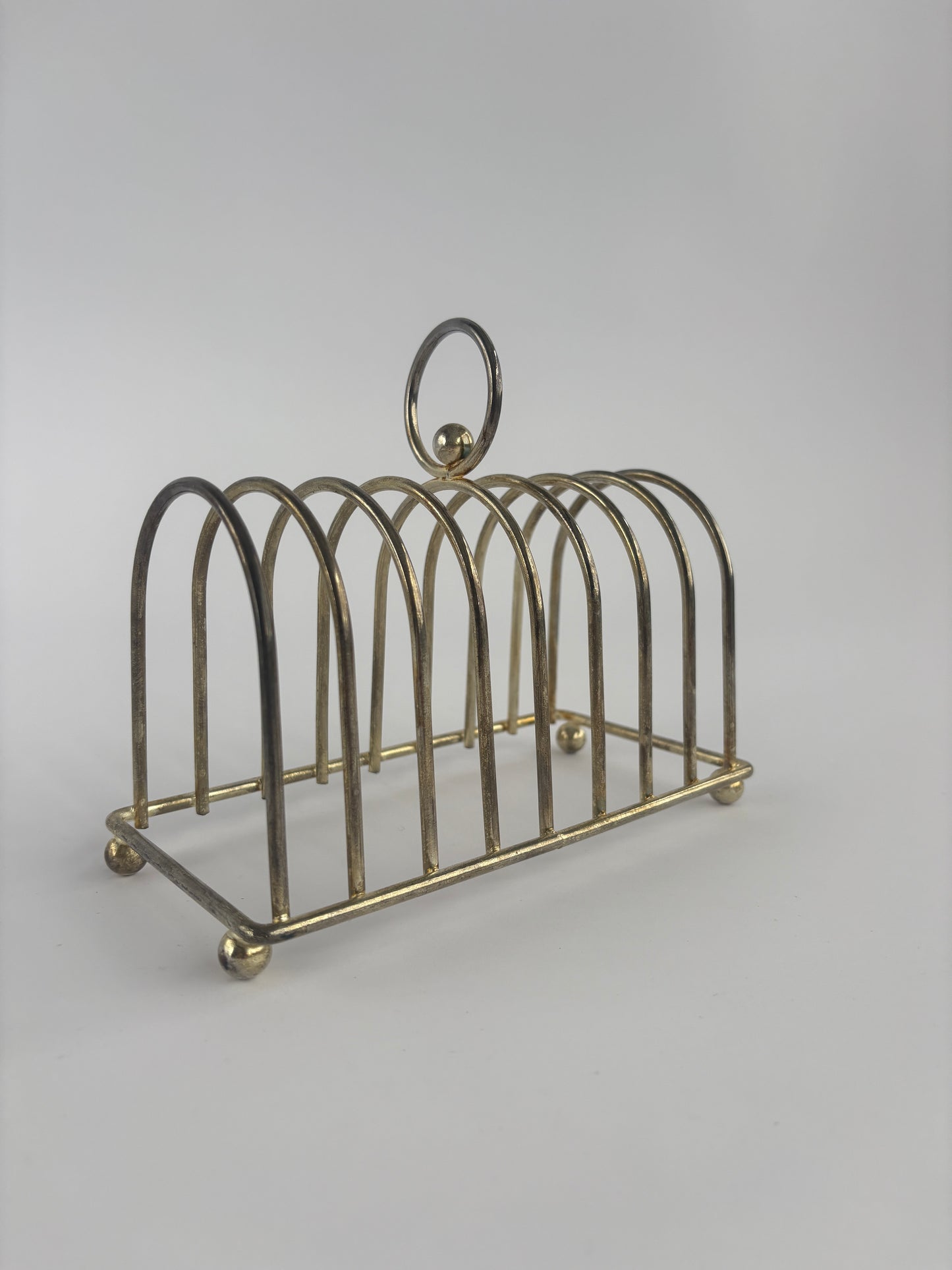 Vintage silver toast rack