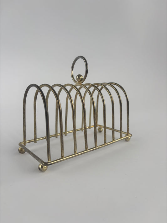 Vintage silver toast rack