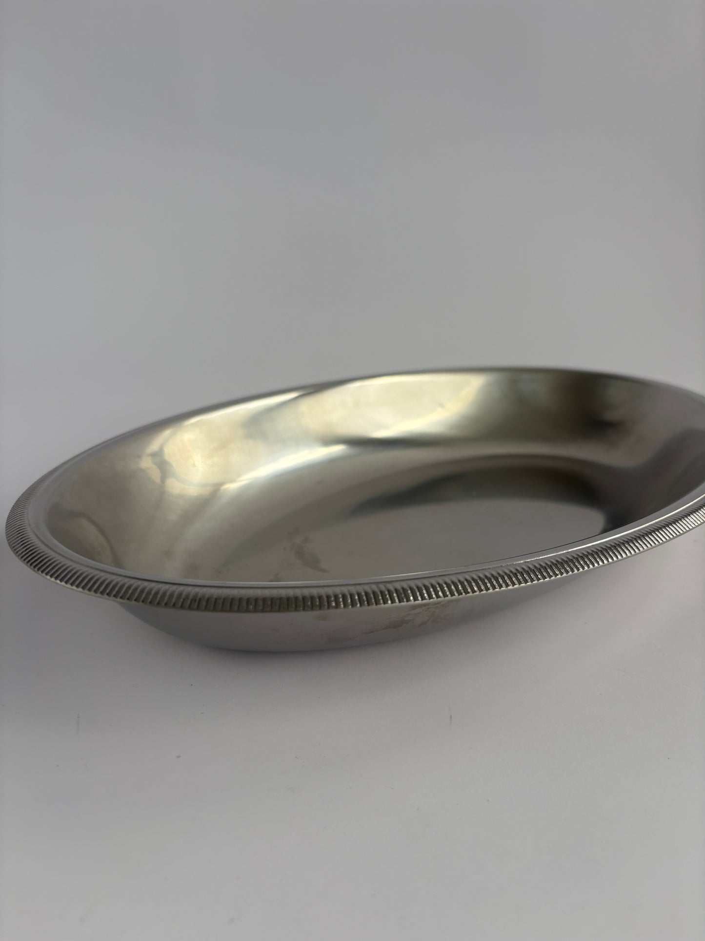 Silver serving dish