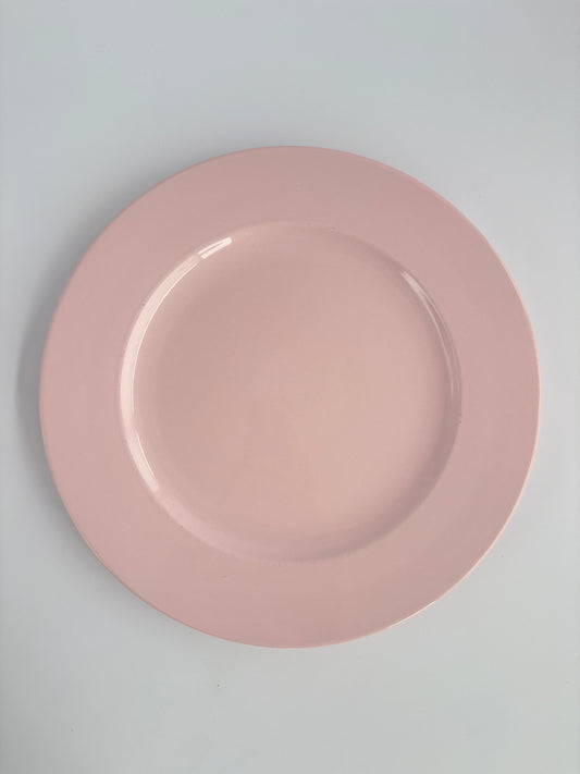 Large baby pink plate
