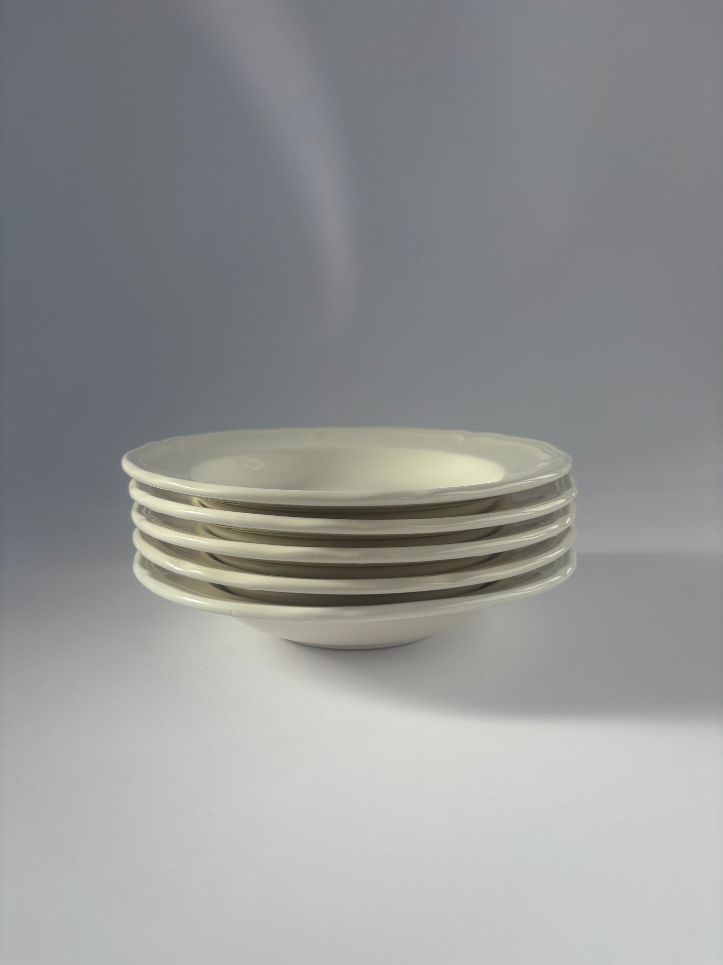 Set of 5 pasta plates