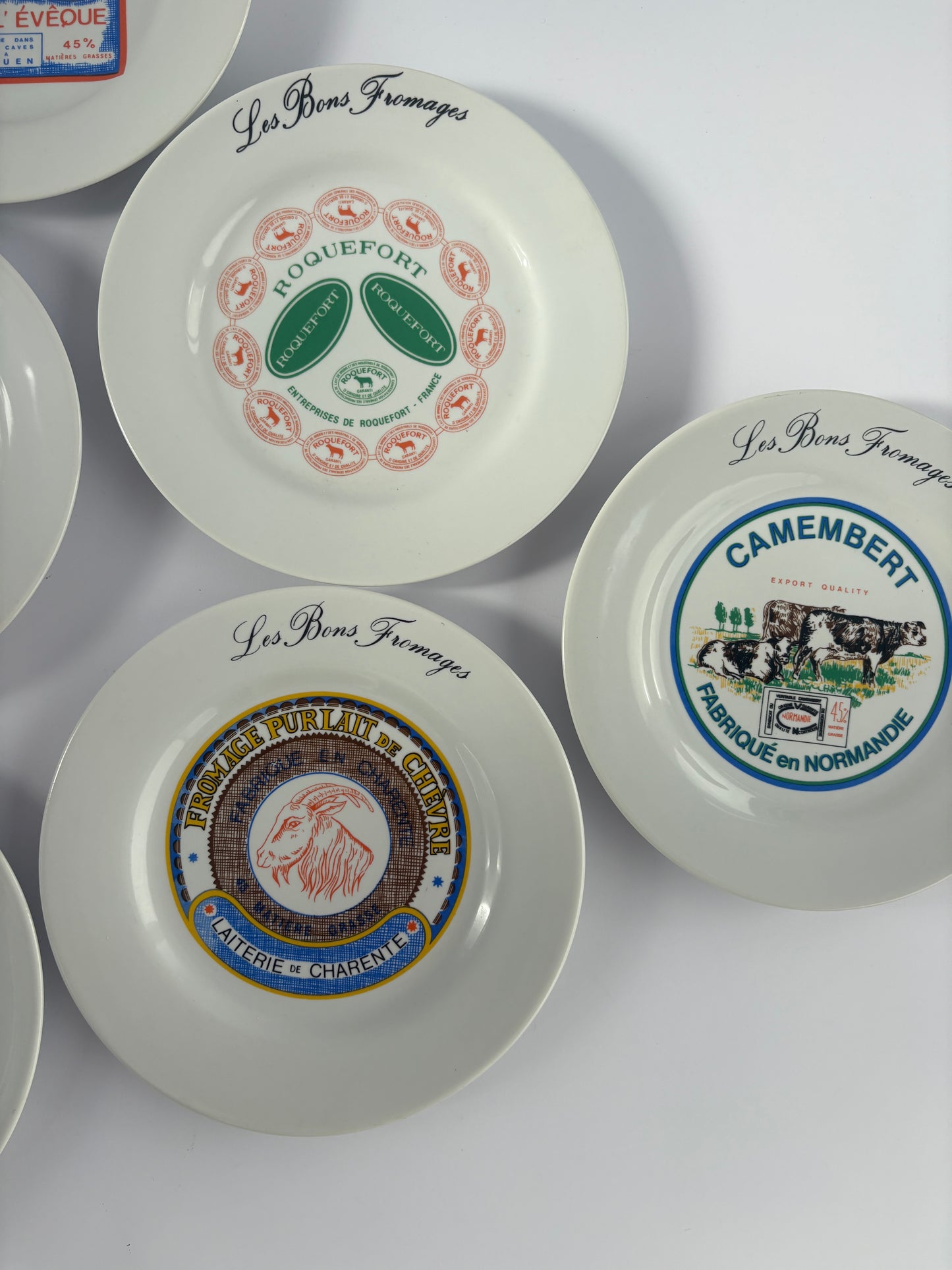 Set of 6 cheese plates