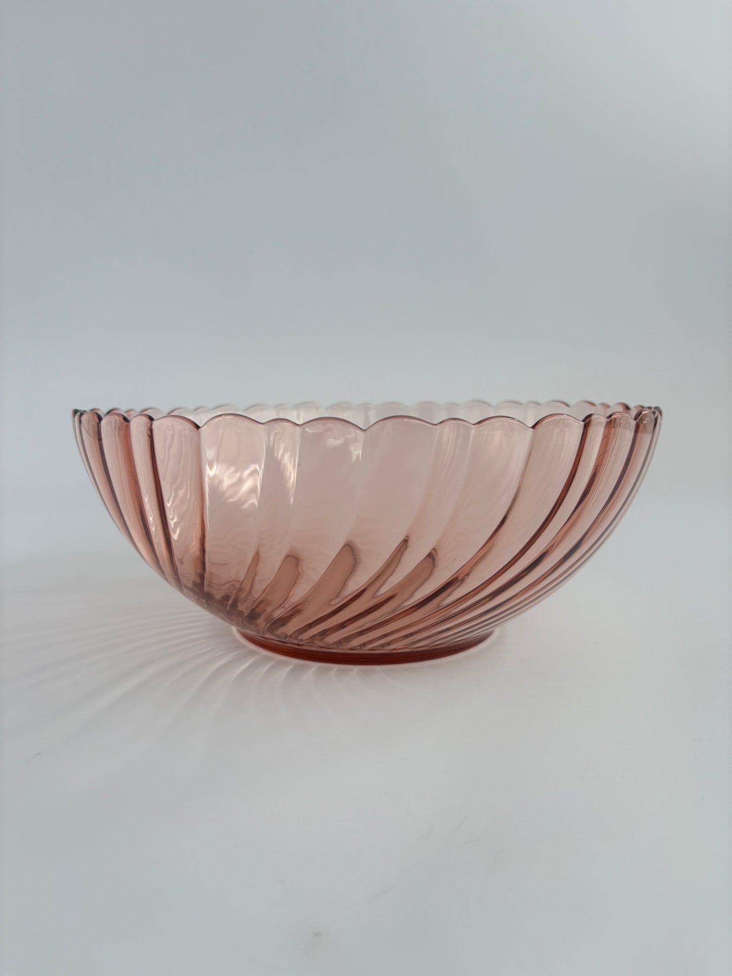 Big pink serving bowl