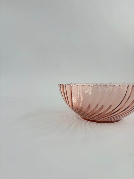 Big pink serving bowl