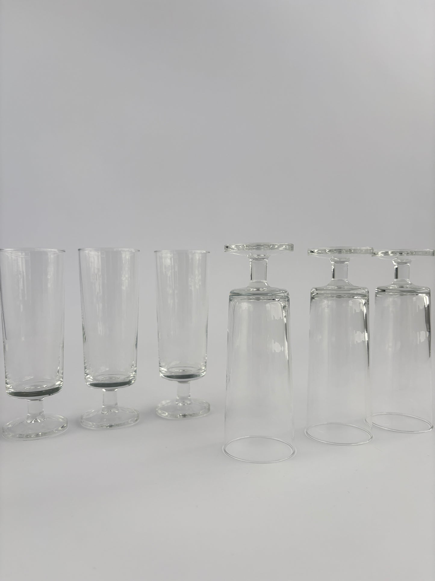 Set of 6 champagne flutes