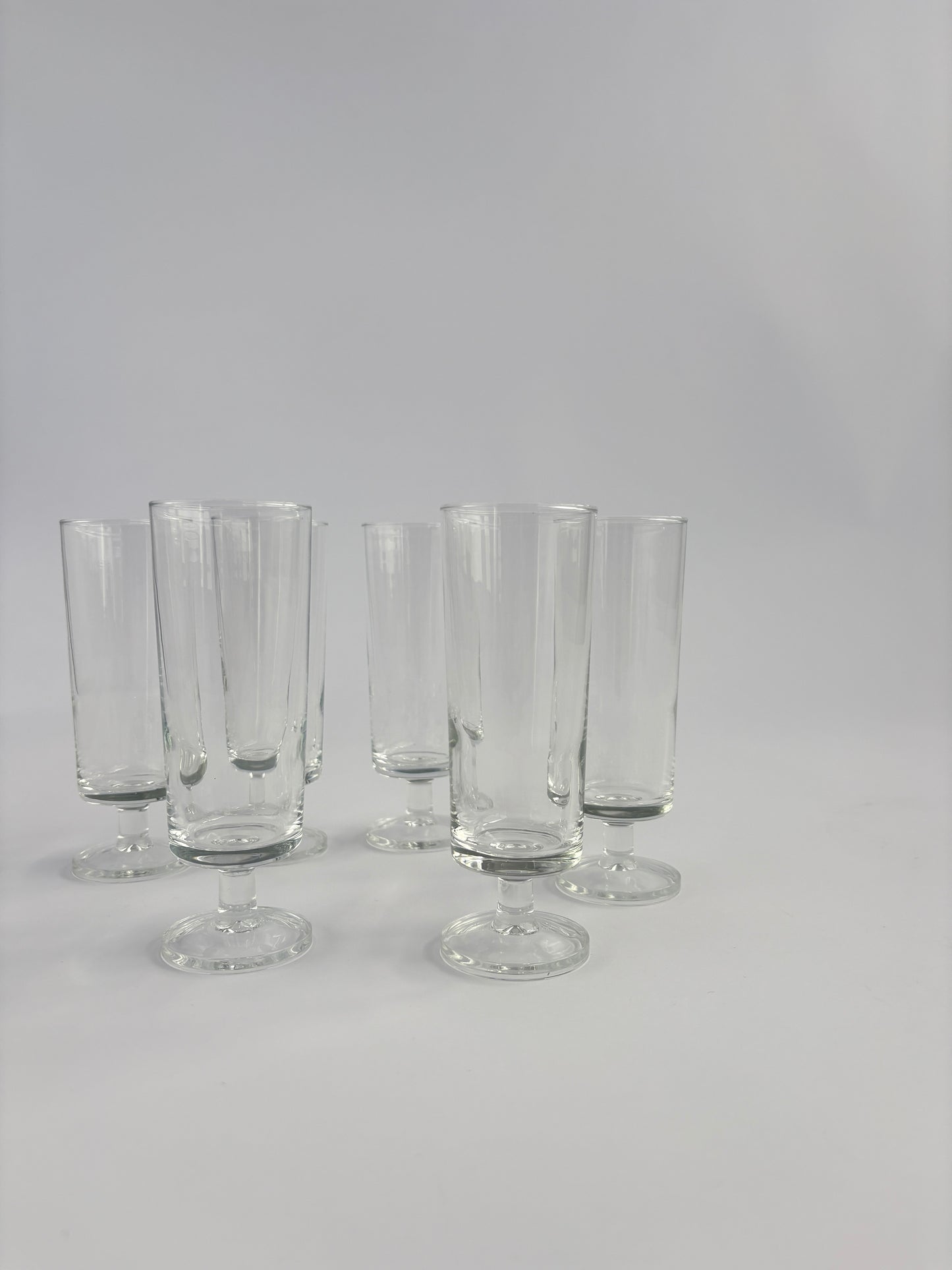 Set of 6 champagne flutes