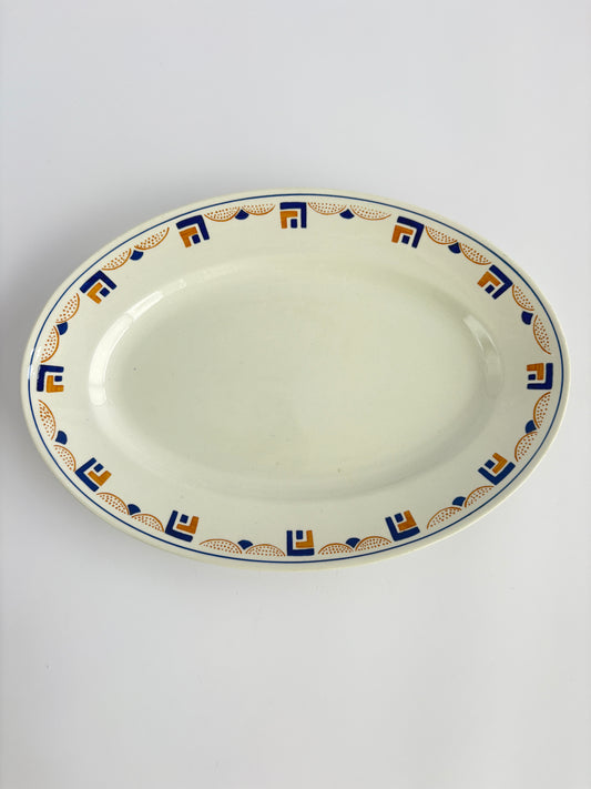 Large oval serving platter