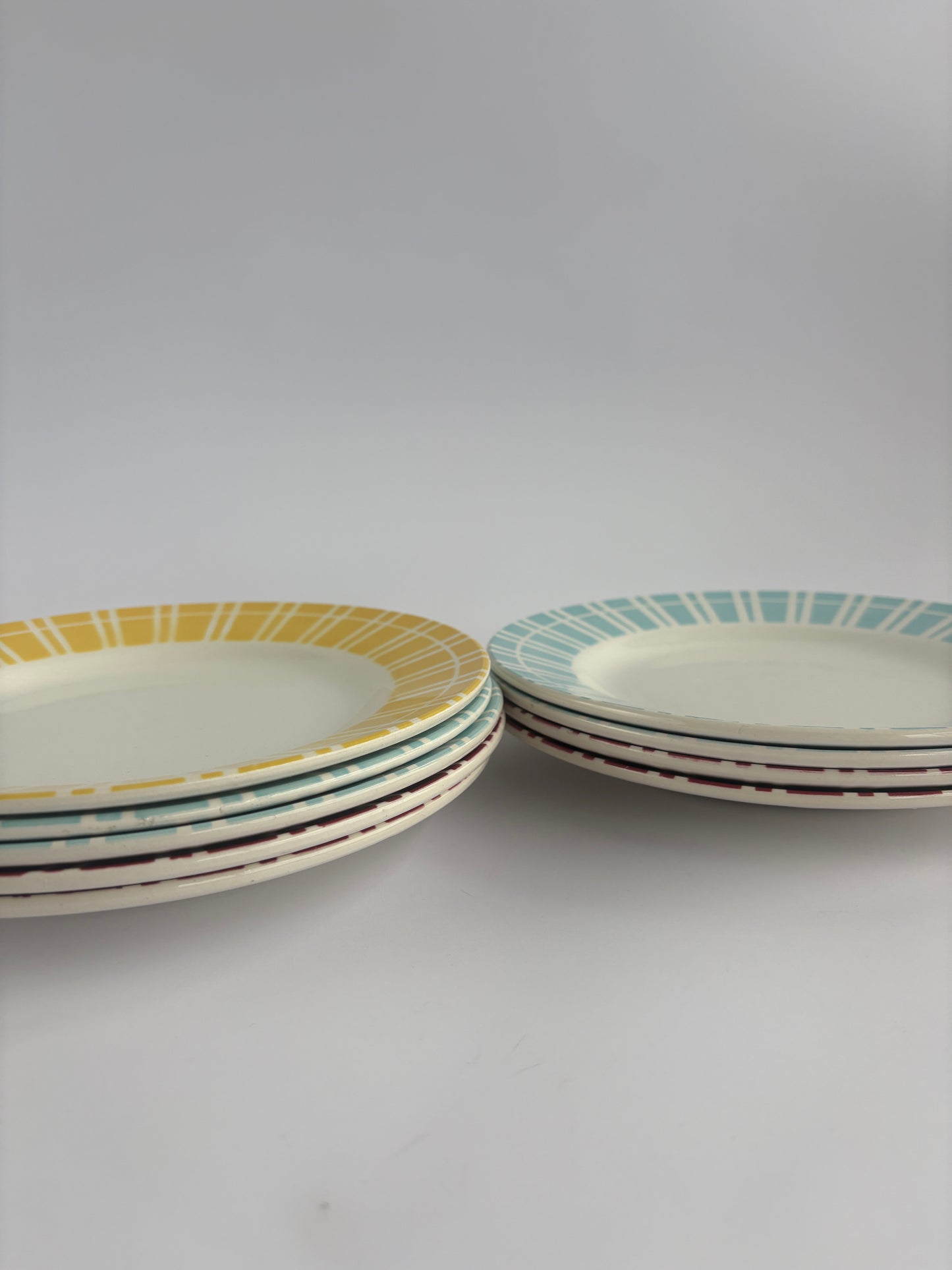 Set of 9 plates