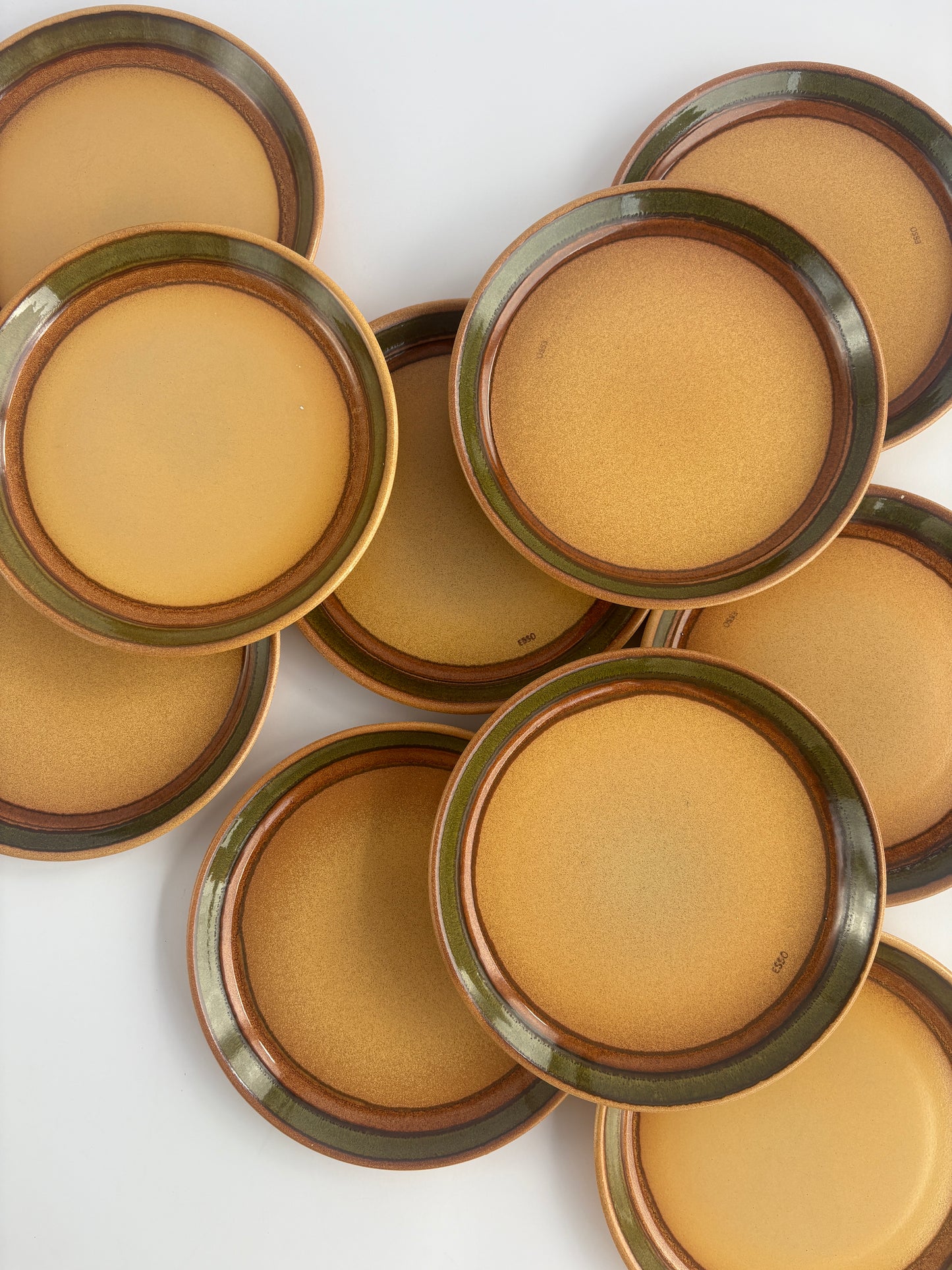 Set of 10 dinner plates