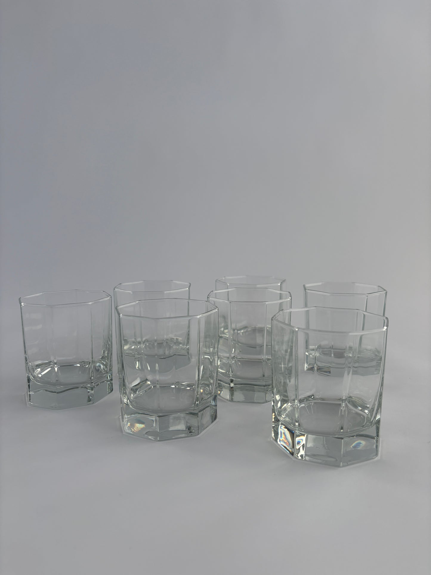 Set of 7 glasses