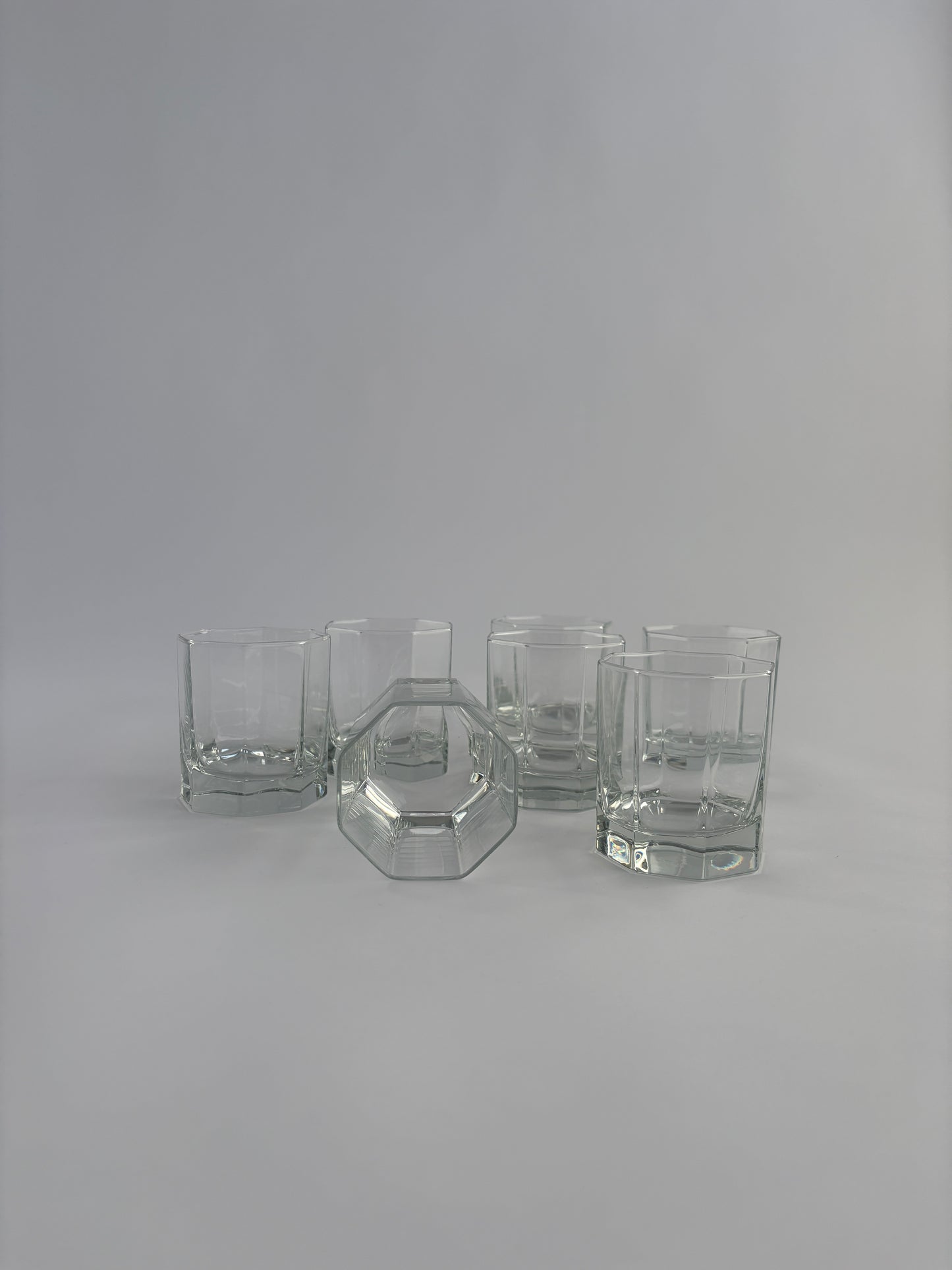Set of 7 glasses